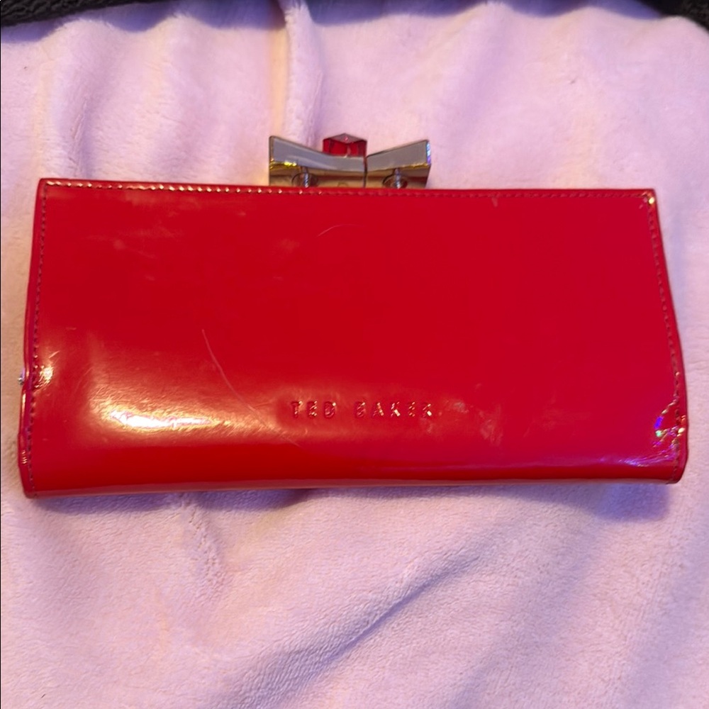 Ted Baker Red Clutch Bag